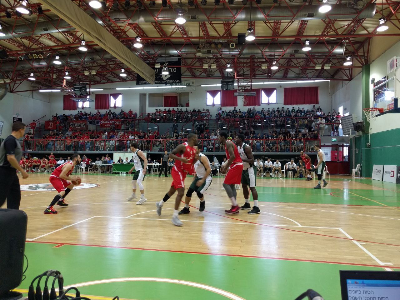 באר שבע בהתקפה על כפר סבא. בשיא היה יתרון 20 (צילום: באדיבות אלירן כהן)